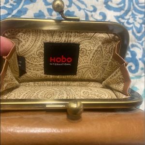 Wallet Hobo brand supple leather GUC Tan women’s